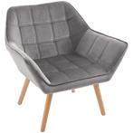 TRUUSK Oorfauteuil Enkele Stoel Relaxfauteuil Met Fluweel, S, Huis en Inrichting, Stoelen, Verzenden, Nieuw