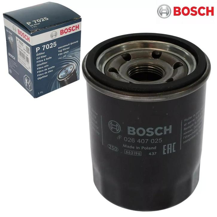 BOSCH Oliefilter P7025 HYUNDAI CITROËN MITSUBISHI OPEL MD.., Auto-onderdelen, Filters, Nieuw, Ophalen of Verzenden