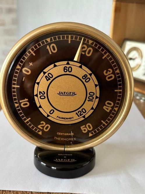 JEAGER Lecoultre - Thermometer - Bakeliet, Glas, Messing -, Antiek en Kunst, Curiosa en Brocante