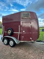 Degelijke Polyester Bockmann 2-paards!, Ophalen, Zo goed als nieuw, Polyester, 2-paards trailer
