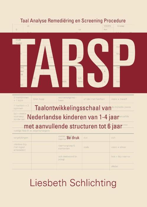 TARSP - Taal Analyse Remediëring en Screening Procedure, Boeken, Wetenschap, Zo goed als nieuw, Verzenden