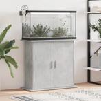 vidaXL Aquariumstandaard 81x36x73 cm bewerkt hout betongrijs, Dieren en Toebehoren, Verzenden, Nieuw