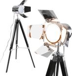 Vloerlamp - Staande lamp - 103-148 cm - Zwart - Jago, Verzenden, Zo goed als nieuw