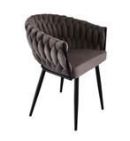 Wave chair Eetkamerstoel velvet Zand/Taupe Set van 2, Twee, Overige kleuren, Nieuw, Ophalen of Verzenden