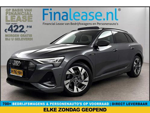 Audi e-tron 50 quattro Launch edition S-Line 71 kWh €422pm, Auto's, Audi, Lease, Automaat, SUV of Terreinwagen, Elektrisch, Zilver of Grijs