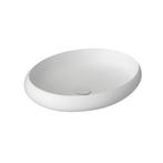 Waskom Sapho Thin Ovaal 60x40x11.2 cm Solid Surface Wit, Ophalen of Verzenden, Nieuw, Overige typen