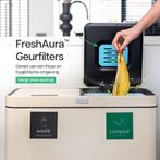 2dekans | Deleca Recycle Prullenbak met 2 Vakken - 60 Liter, Huis en Inrichting, Ophalen of Verzenden, Gebruikt