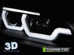 Koplampen dual halo rims BMW X5 E70 07-13 ZWART, Ophalen of Verzenden, Nieuw