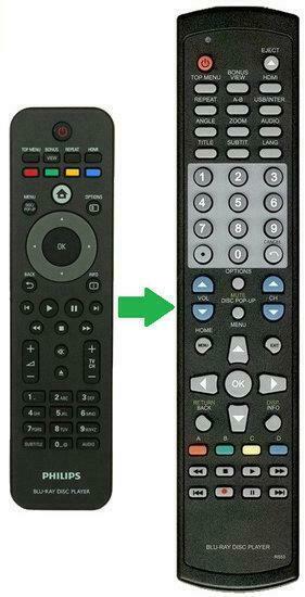 Philips BDP7500BL/12 afstandsbediening, Audio, Tv en Foto, Afstandsbedieningen, Verzenden