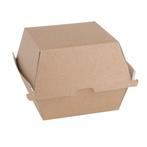 Composteerbare hamburgerdoosjes kraft | Vierkant, Verzenden, Nieuw in verpakking