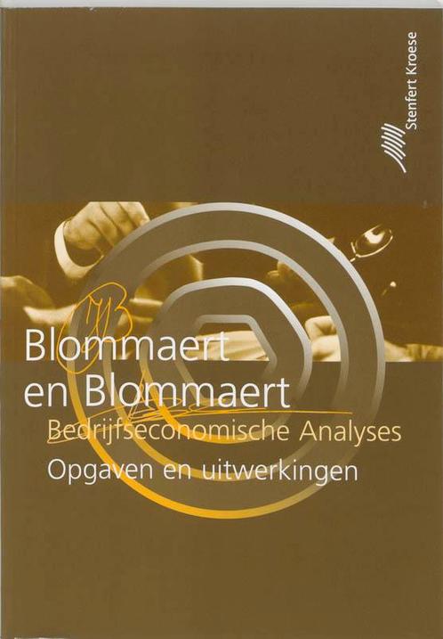 Bedrijfseconomische Analyses Opgaven en uitwerkingen, Boeken, Economie, Management en Marketing, Gelezen, Verzenden