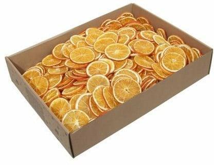 Sinaasappelschijfjes Oranje 1000 gram doos, Huis en Inrichting, Woonaccessoires | Kunstplanten en Kunstbloemen, Nieuw, Ophalen of Verzenden