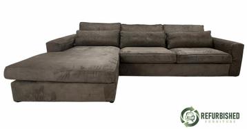 Groene 4-zits eco-leer hoekbank – Modern design beschikbaar voor biedingen