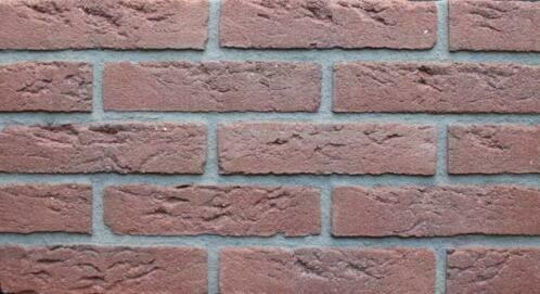 art. 6806 bakstenen rood paars handvorm gevelstenen, Doe-het-zelf en Verbouw, Metselstenen, Bakstenen, Nieuw