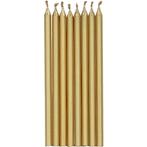 Gouden Kaarsen 10cm 12st, Verzenden, Nieuw