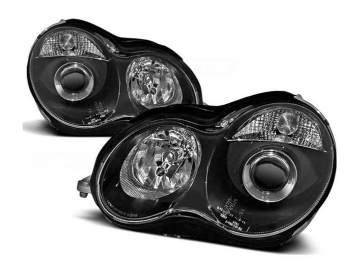 Koplampen Black edition geschikt voor Mercedes W203, Auto-onderdelen, Verlichting, Nieuw, Mercedes-Benz, Verzenden