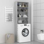 vidaXL Wasmachinekast 64x24x190 cm grijs sonoma eikenkleurig, Verzenden, Nieuw
