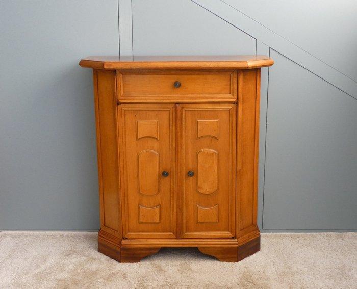 Kast - Vintage Halkast, Opbergkast - Hout, Messing, Antiek en Kunst, Curiosa en Brocante