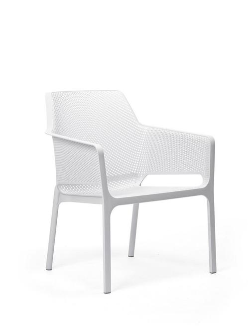 Nardi Net Relax Stoel Fiberglas - Bianco, Tuin en Terras, Tuinstoelen, Ophalen of Verzenden