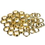 Zeilringen 12mm koper messing 50 stuks zonder gereedschap, Ophalen of Verzenden, Nieuw, Zeil