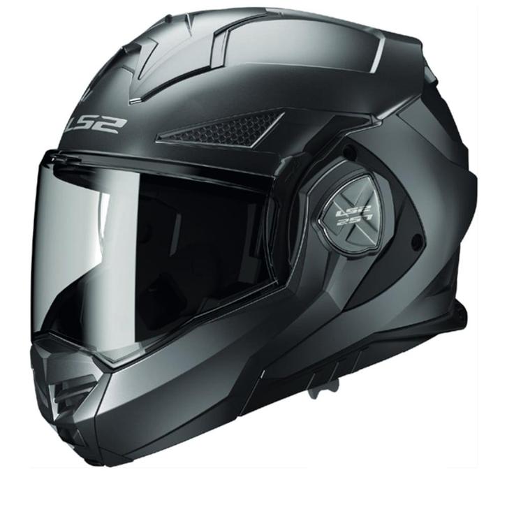 LS2 FF901 Advant X Solid Mat Titanium Systeemhelm, Motoren, Kleding | Motorhelmen, XXL, Nieuw met kaartje, Overige merken, Systeemhelm