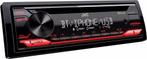 JVC KD-T812BT 1DIN CD-Receiver met Bluetooth - Variabele, Verzenden, Zo goed als nieuw