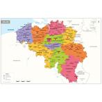 Kurk prikbord landkaart België, Huis en Inrichting, Woonaccessoires | Memoborden, Ophalen of Verzenden, Nieuw