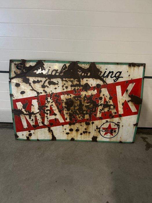 Marfak - Marfak - Reclamebord - Metaal, Antiek en Kunst, Antiek | Wandborden en Tegels
