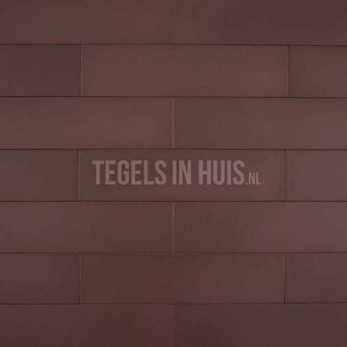 Vloertegel / wandtegel stromboli mat oxblood donker rood, Doe-het-zelf en Verbouw, Tegels, Vloertegels, Nieuw, 10 m² of meer, Ophalen of Verzenden