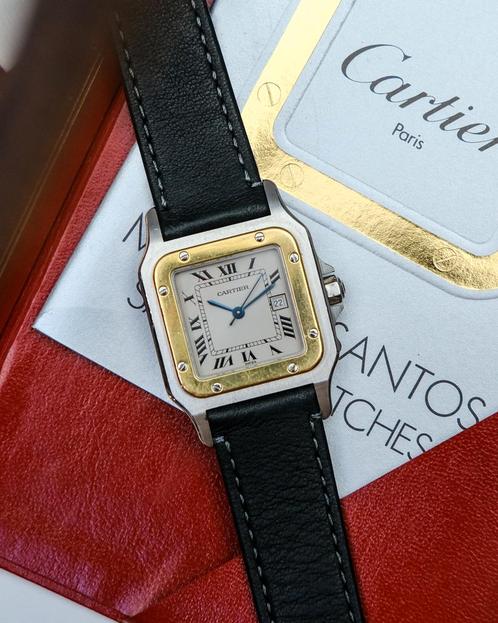 Cartier Santos Carrée 2961, Sieraden, Tassen en Uiterlijk, Horloges | Dames, Polshorloge, Gebruikt, Verzenden