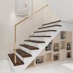 Overzettreden stootborden set van 2 PVC 120x32x4,6 cm houtkl, Huis en Inrichting, Stoffering | Vloerbedekking, Verzenden, Nieuw