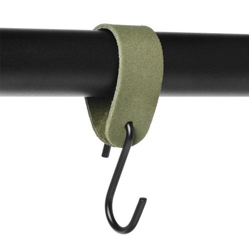 S-haak met lus | Olive (suede) | Bezorgen en afhalen | Klant, Doe-het-zelf en Verbouw, IJzerwaren en Bevestigingsmiddelen, Ophalen of Verzenden