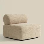 *WOONWINKEL* Fauteuil Met Ronde Rugleuning Ivoor, Huis en Inrichting, Fauteuils, Verzenden, Nieuw