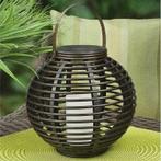 Solar LED Lantaarn Basket Small + Medium (set van 2 stuks), Tuin en Terras, Buitenverlichting, Kunststof, Verzenden, Minder dan 50 watt
