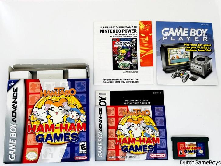 Gameboy Advance / GBA - Hamtaro - Ham-Ham Games - USA, Spelcomputers en Games, Games | Nintendo Game Boy, Gebruikt, Verzenden