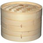 Kitchen Craft Bamboe Stoommandje 2-Laags Ø20cm, Verzenden, Nieuw