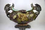 Majolica - Jardinière - Geglazuurd aardewerk - Keramiek