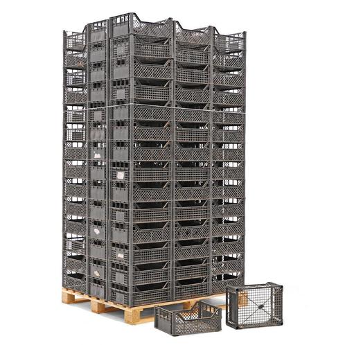 Gebruikte euronorm stapelbakken palletaanbieding wanden +, Doe-het-zelf en Verbouw, Kratten en Dozen, Ophalen of Verzenden