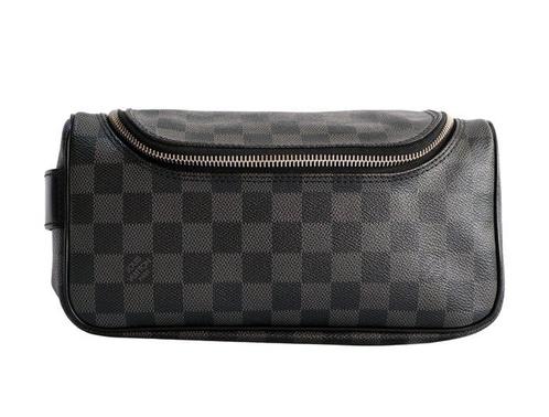 Authentic LOUIS VUITTON Damier Graphite Toilette pouch N47625