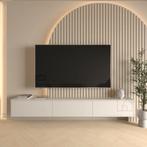 Elegance Collection TV meubel Madera Zwevend Beige, Huis en Inrichting, Overige materialen, Nieuw, Ophalen of Verzenden, Minder dan 100 cm