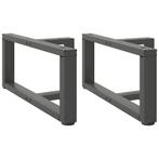 vidaXL Salontafelpoten 2 st T-vormig 60x25x(30-31) cm staal, Verzenden, Nieuw
