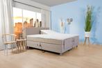 Boxspringset Boxer elektrisch - 180/200cm, Nieuw, 180 cm, Wit, Tweepersoons