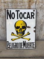 No Tocar Peligro de Muerte - Emaille plaat - Emaille