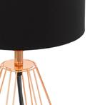 EGLO Carlton 2 Tafellamp E14 30,5 cm Koper/Zwart, Huis en Inrichting, Lampen | Tafellampen, Ophalen of Verzenden, Zo goed als nieuw