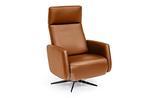 Relaxfauteuil Spangen - relaxfauteuils - Cognac, Nieuw, Bruin, Stof
