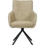 Leren draaibare eetkamerstoel Fancy, Ophalen of Verzenden, Nieuw, Leer, Industrieel, Modern, Scandinavisch