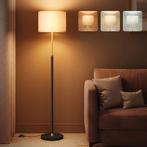 Verstelbare vloerlamp met stoffen kap LED, Huis en Inrichting, Lampen | Vloerlampen, Verzenden, Nieuw