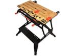 BLACK+DECKER WM825-XJ - Opvouwbare Werkbank - Belastbaar tot, Doe-het-zelf en Verbouw, Werkbanken, Verzenden, Zo goed als nieuw