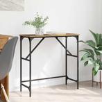 vidaXL Wandtafel Oudhout 75 x 32 x 75 cm Bewerkt hout, Minder dan 45 cm, Verzenden, Nieuw, 70 cm of meer