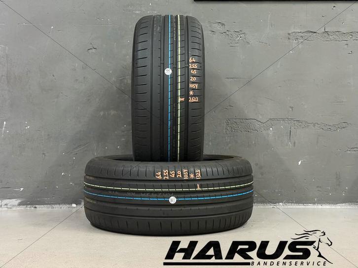 255/45/20 105Y Yokohama zomerbanden 6,4mm profiel 2 stuks, Auto-onderdelen, Banden en Velgen, 20 inch, Erkend duurzaam, Zomerbanden